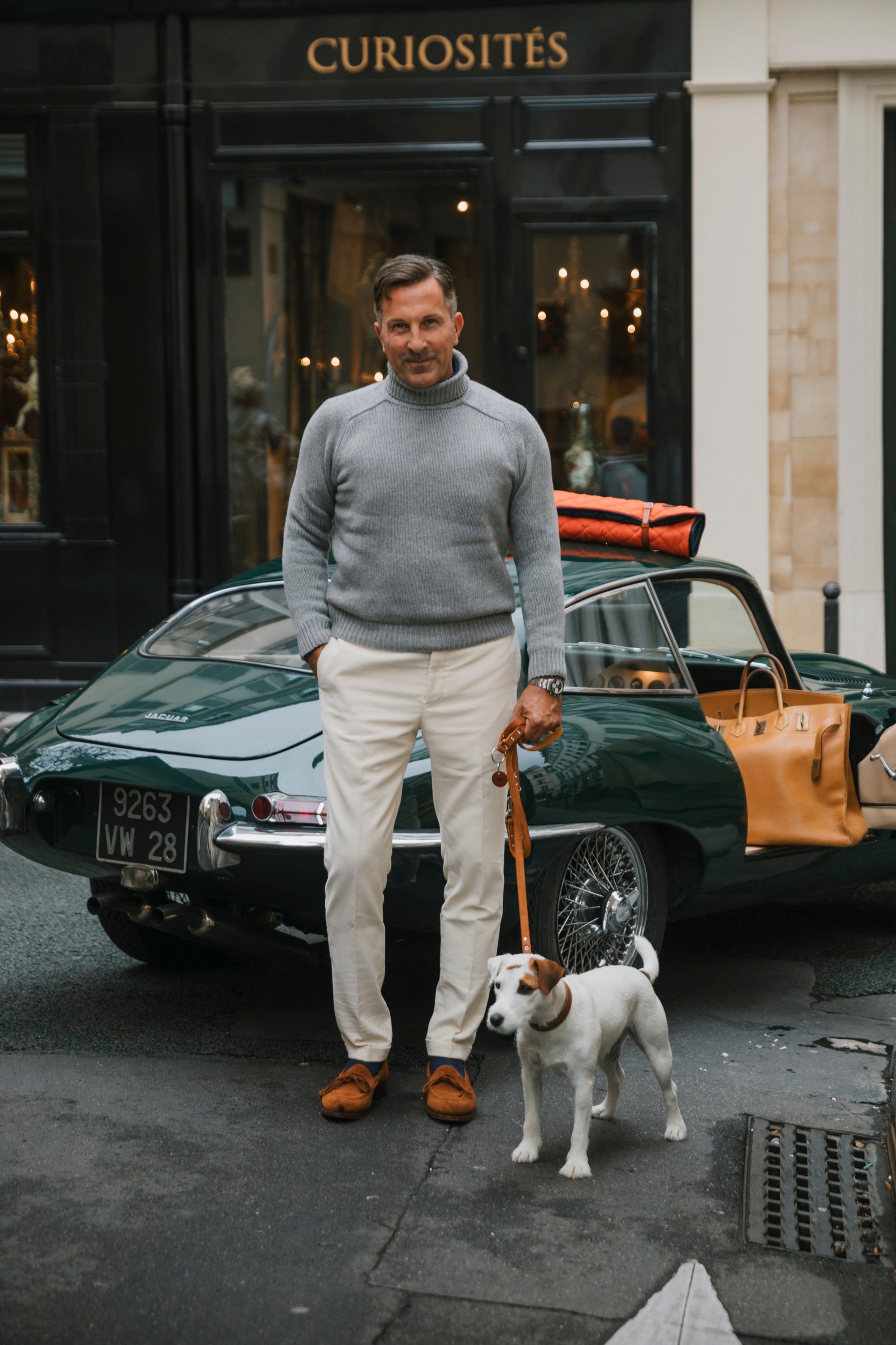 AK MC pure cashmere roll neck sweater grey - Alexander Kraft Monte