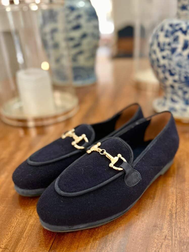 AK MC Les pantoufles les plus luxueuses du monde - pantoufles belges à mors en cachemire.