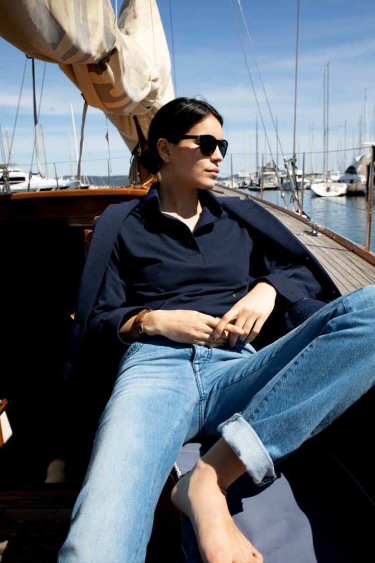 AK MC Blue Denim Ladies Perfect Jeans