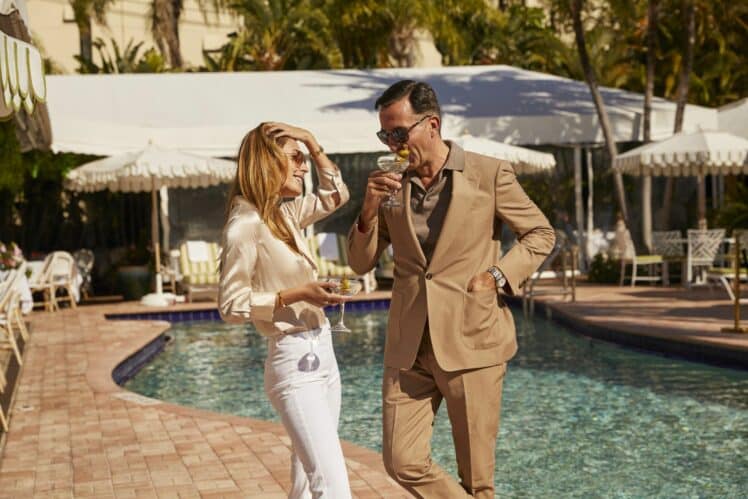 AK MC café au lait cotton barchetta signature jacket