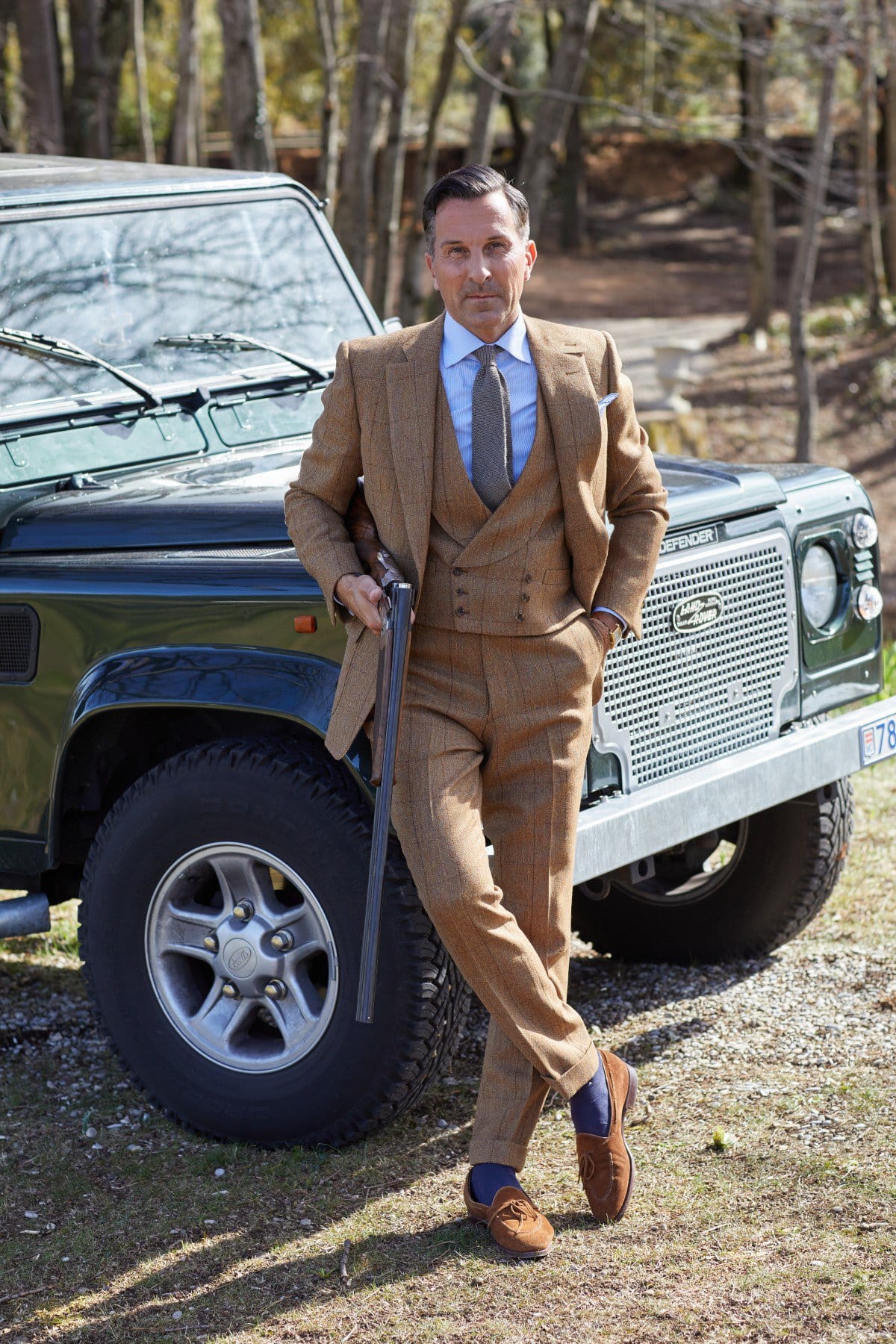 AK MC Kraft Estate Tweed Provence Jacket - Alexander Kraft Monte Carlo