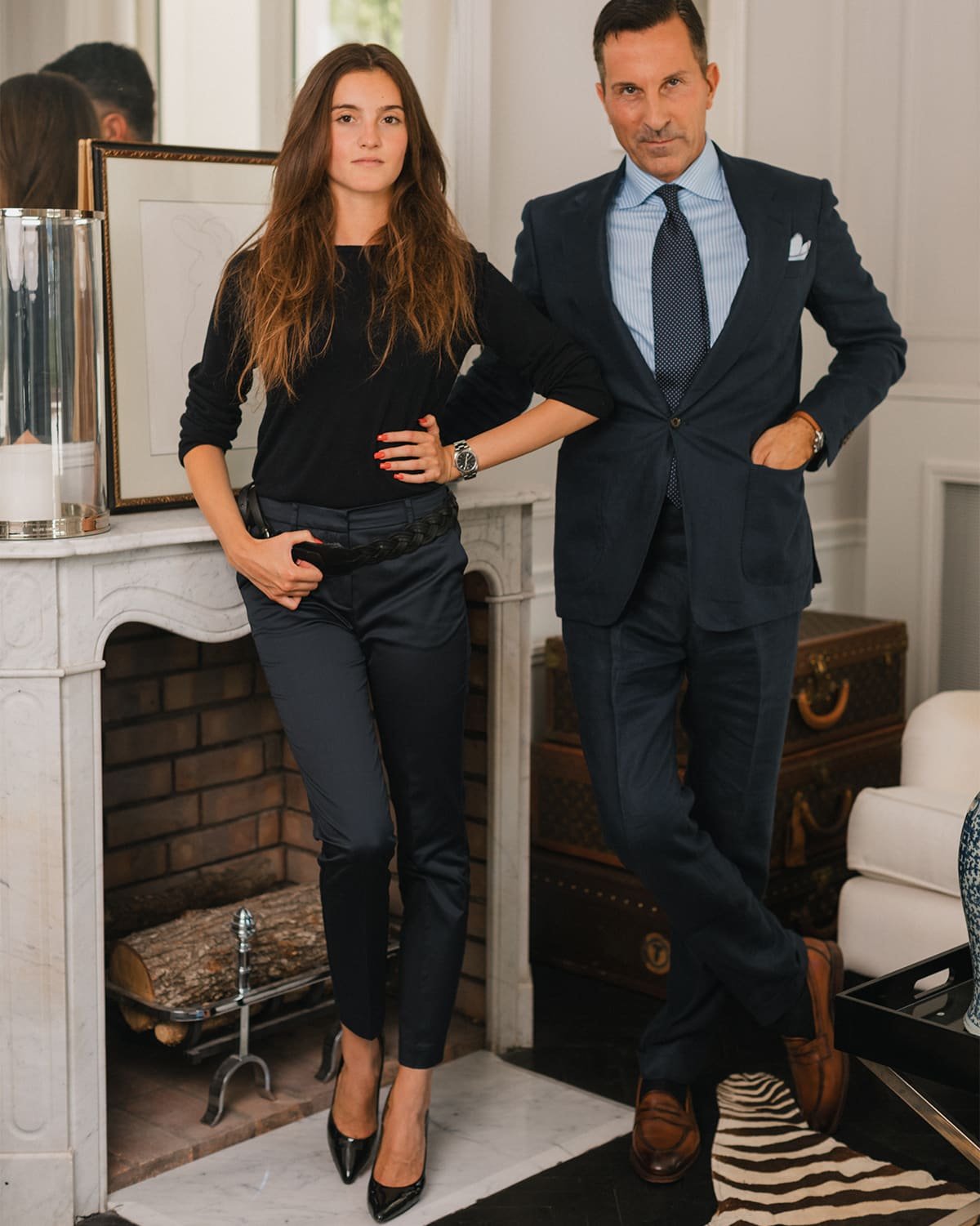 AK MC Top à manches longues en coton/cachemire pour femme, couleur