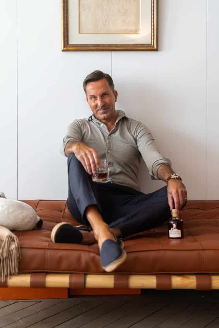 Polo en coton piqué gris boutonné AK MC