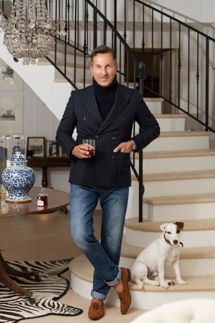 AK MC Blaue Baumwoll-Selvedge-Jeans