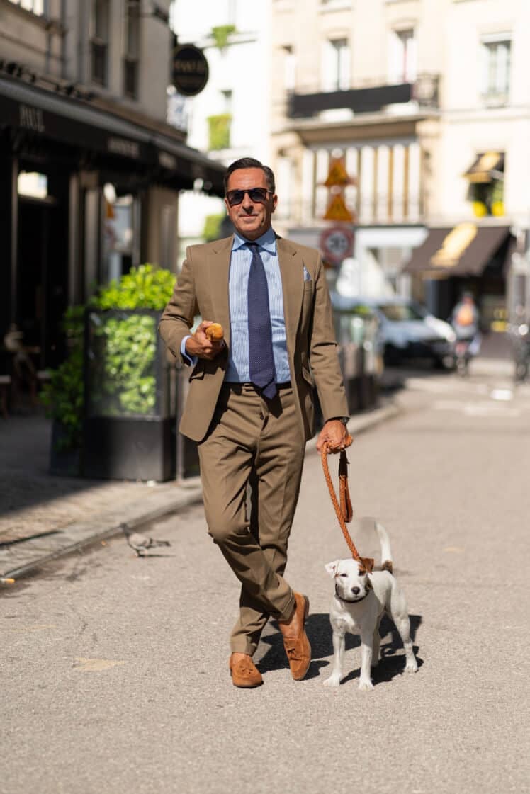 AK MC Khaki cotton drill Signature jacket