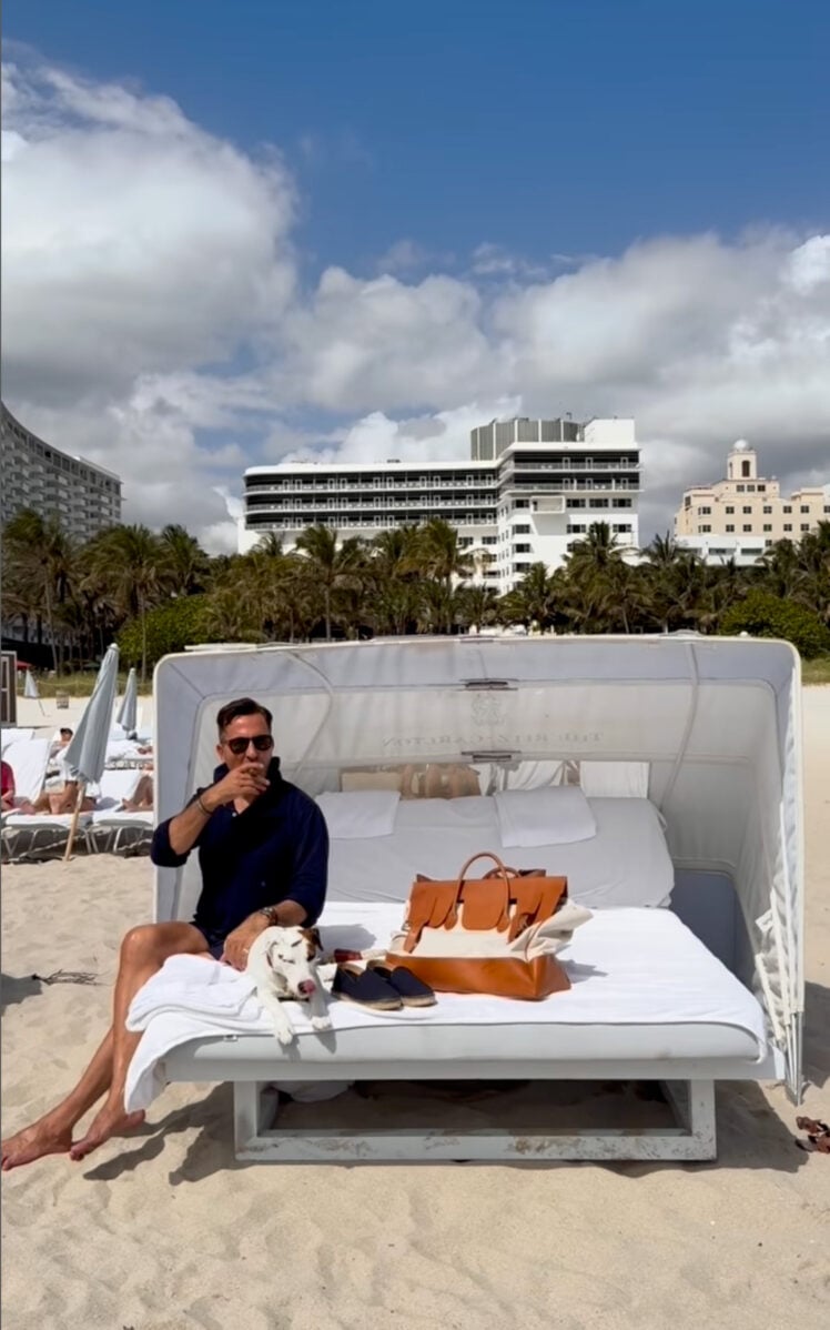 Espadrille de luxe en coton bleu AK MC