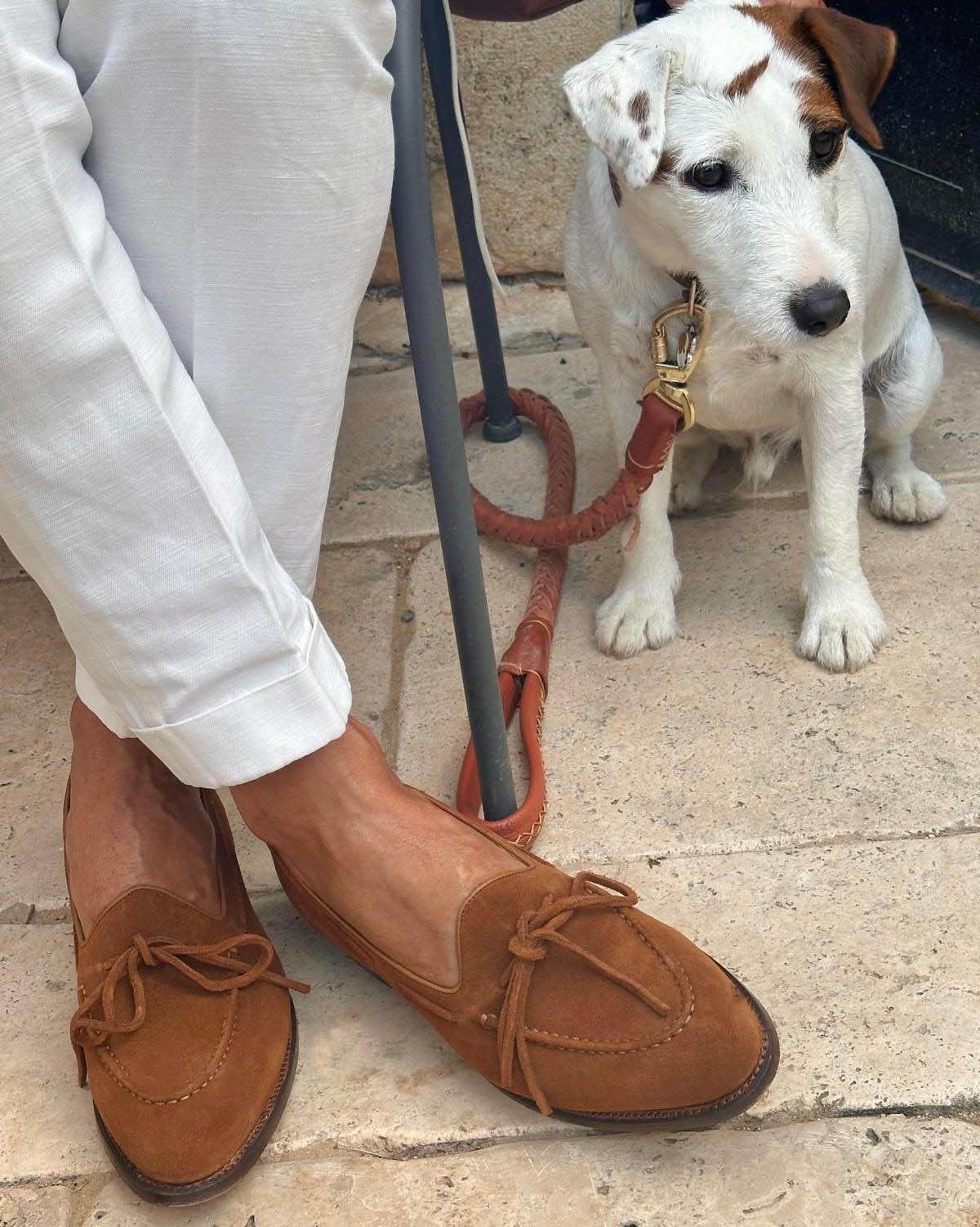 AK MC snuff suede string loafer - Alexander Kraft Monte Carlo