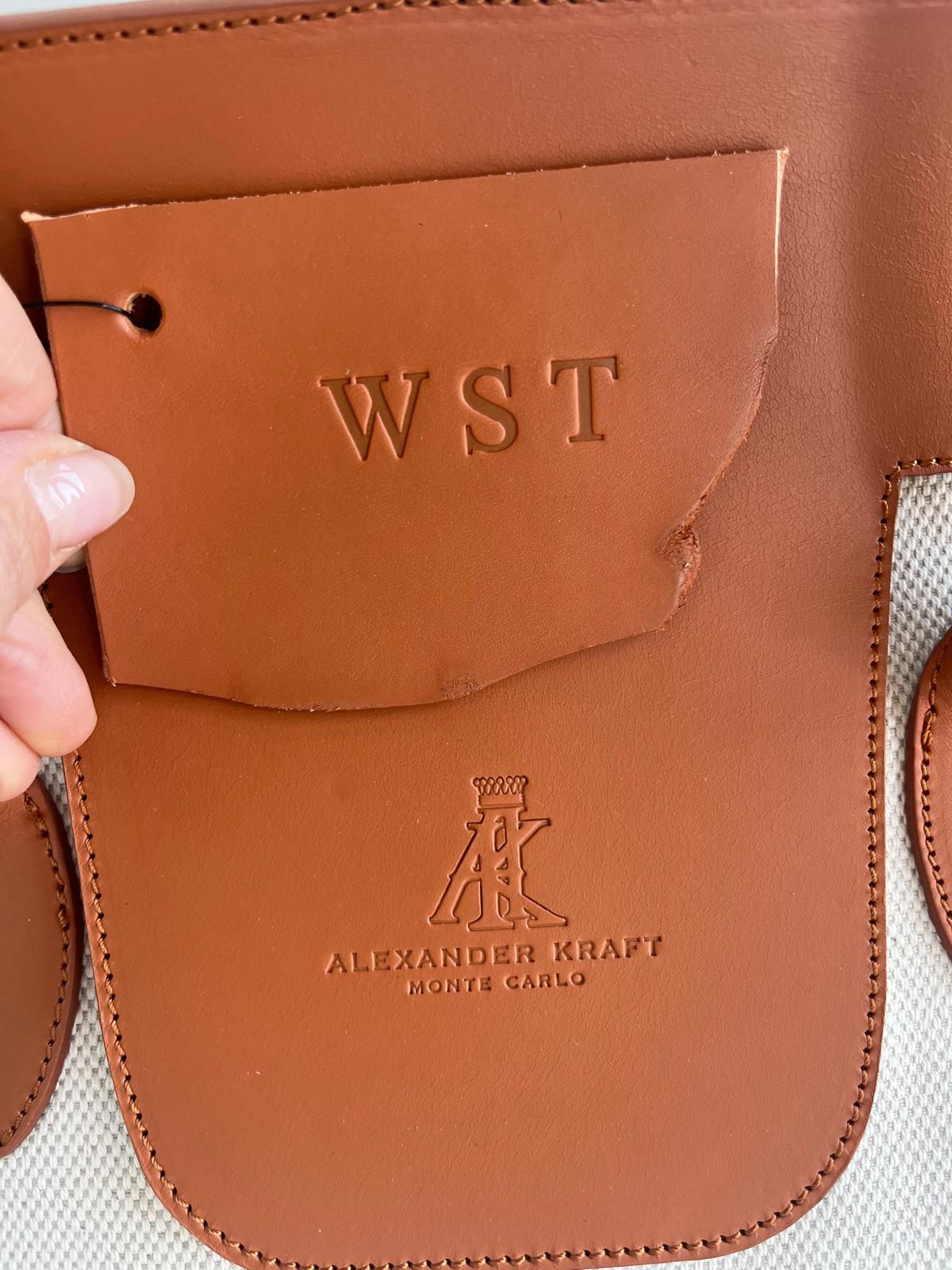 AK MC Luxury Getaway Bag customization Alexander Kraft Monte Carlo