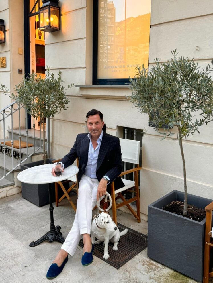 Chaussons vénitiens bleus AK MC