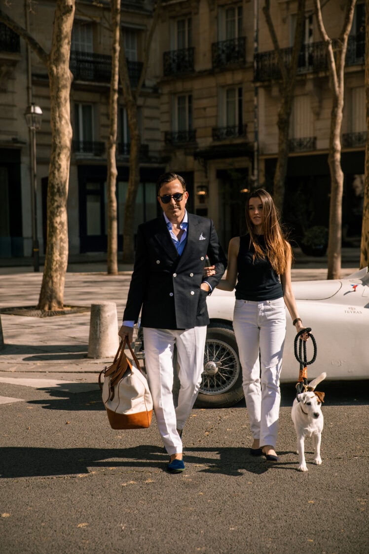 AKMC White Drill Cotton Perfect Jeans (Ladies)