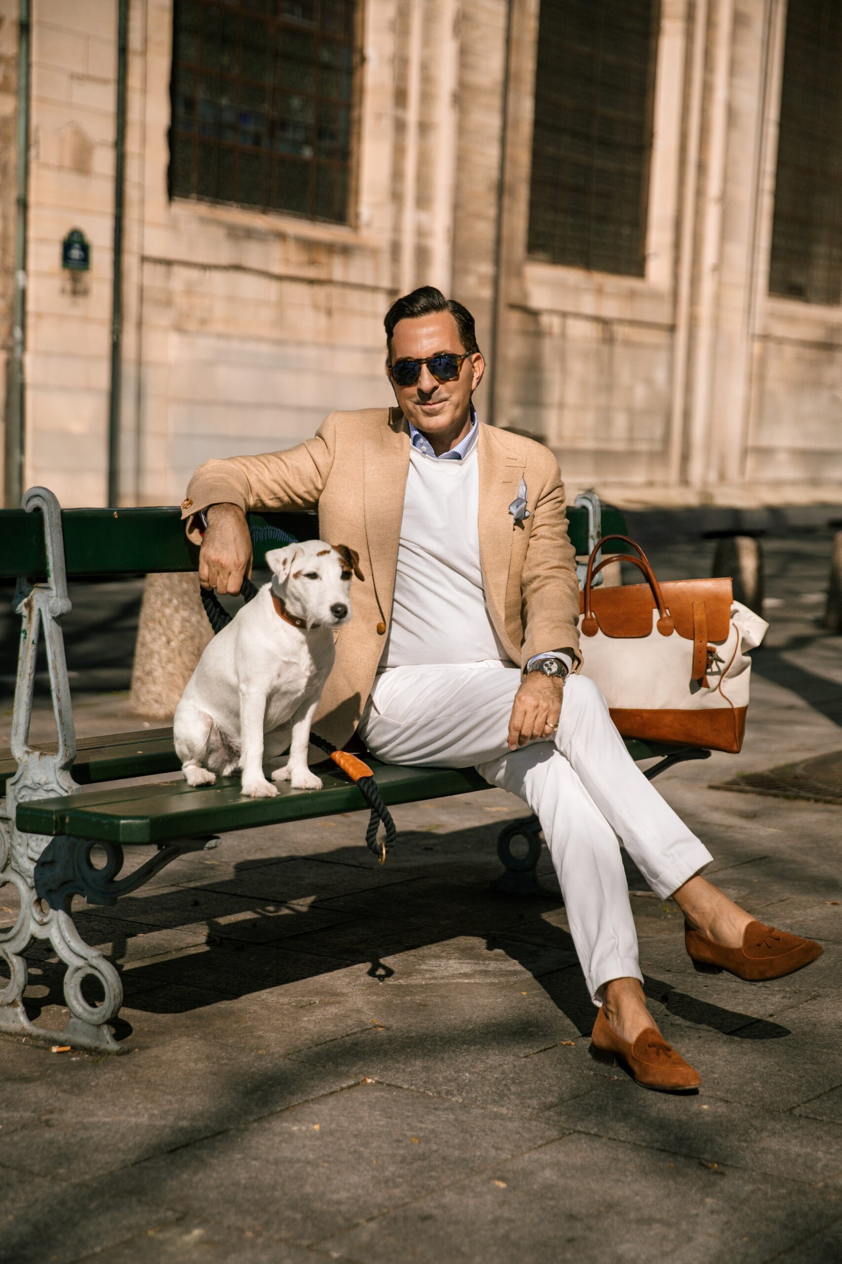 AK MC off-white superfine cotton round neck long-sleeved T-shirt