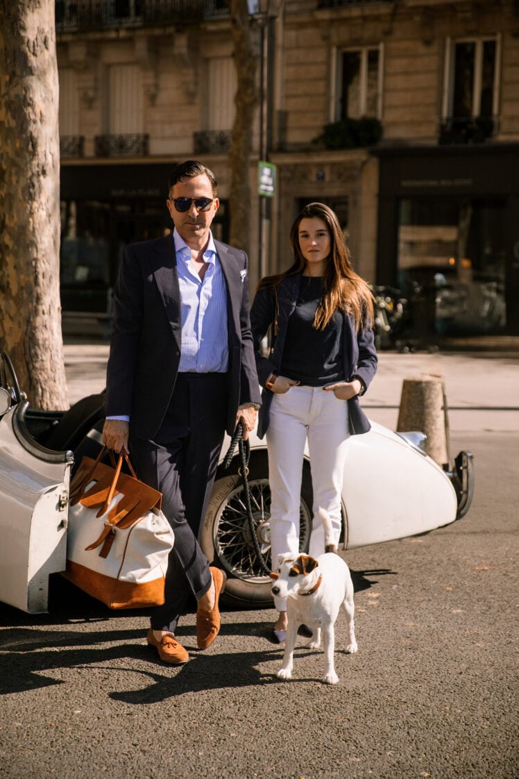 AK MC Navy Wool Gurkha Trousers