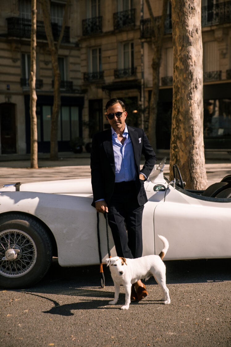 AK MC Navy Wool SB Signature Jacket