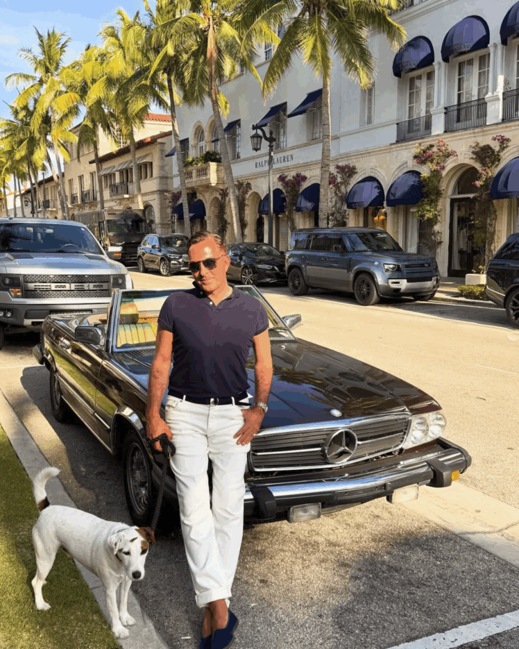 AK MC Navy Wool Double-D Belt