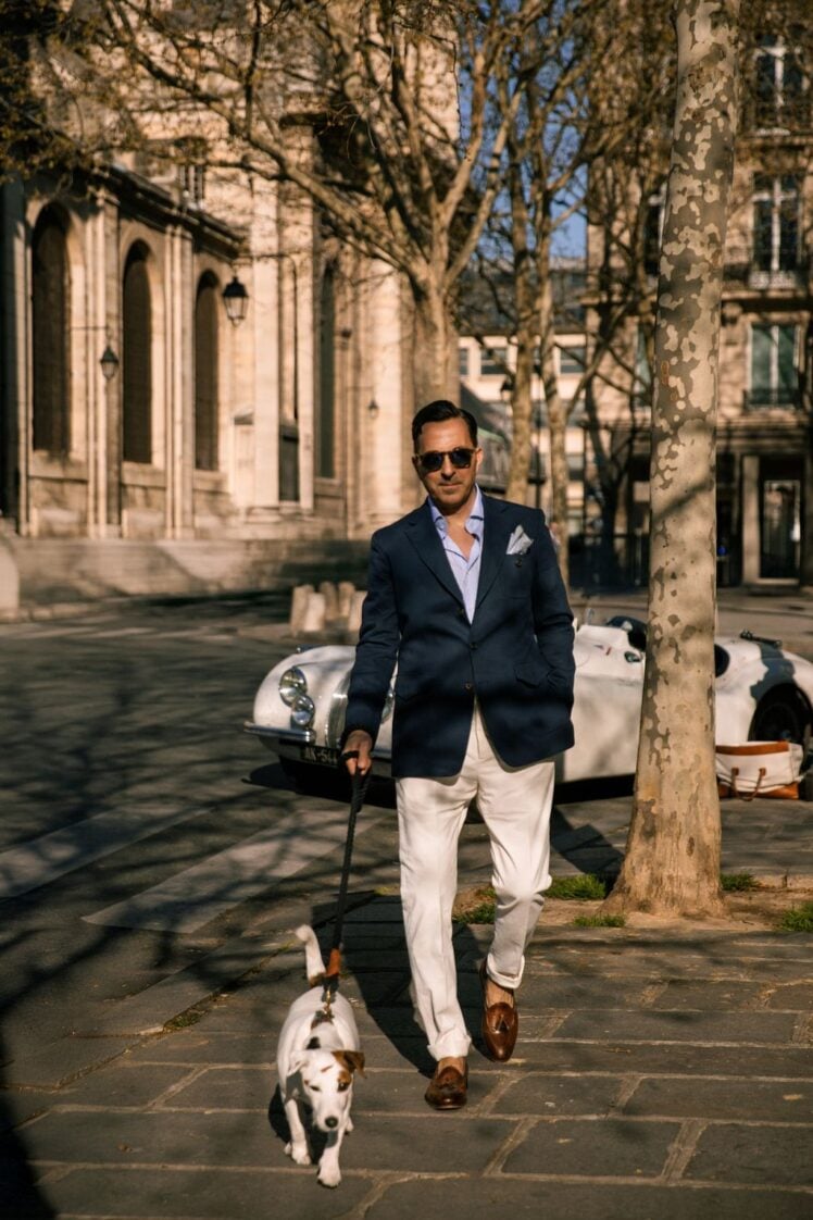 AK MC Navy Safari Jacket