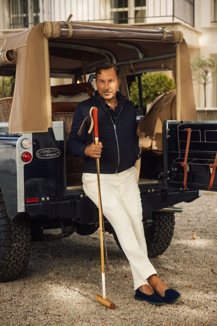 AK MC outerwear navy wool vest