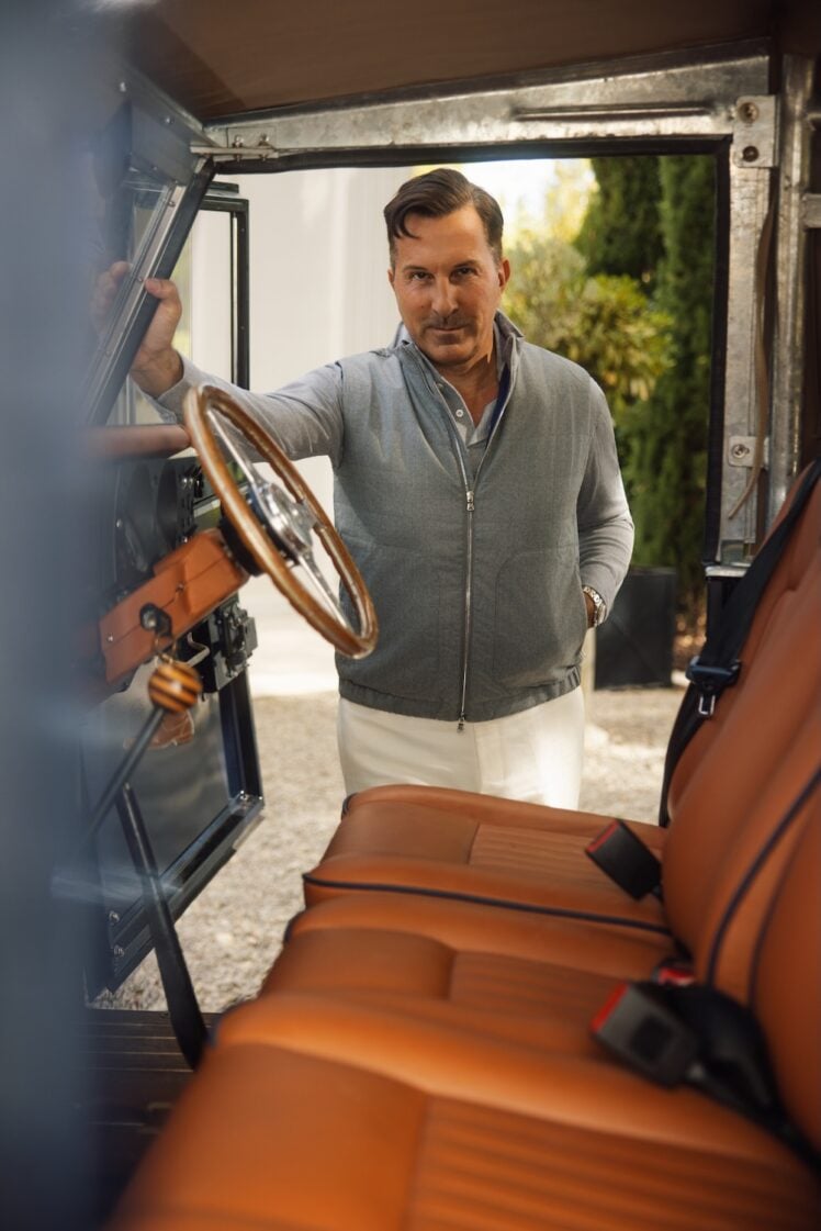 AK MC outerwear grey wool vest